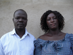 Pastor Moussiane Joseph y su esposa